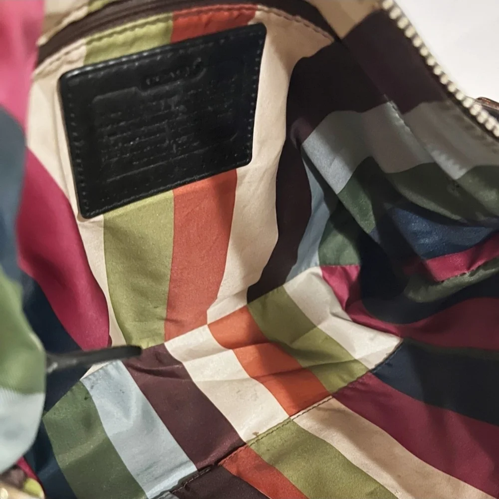 COACH Poppy Black Leather Purse 17048 - Picture 5 of 6